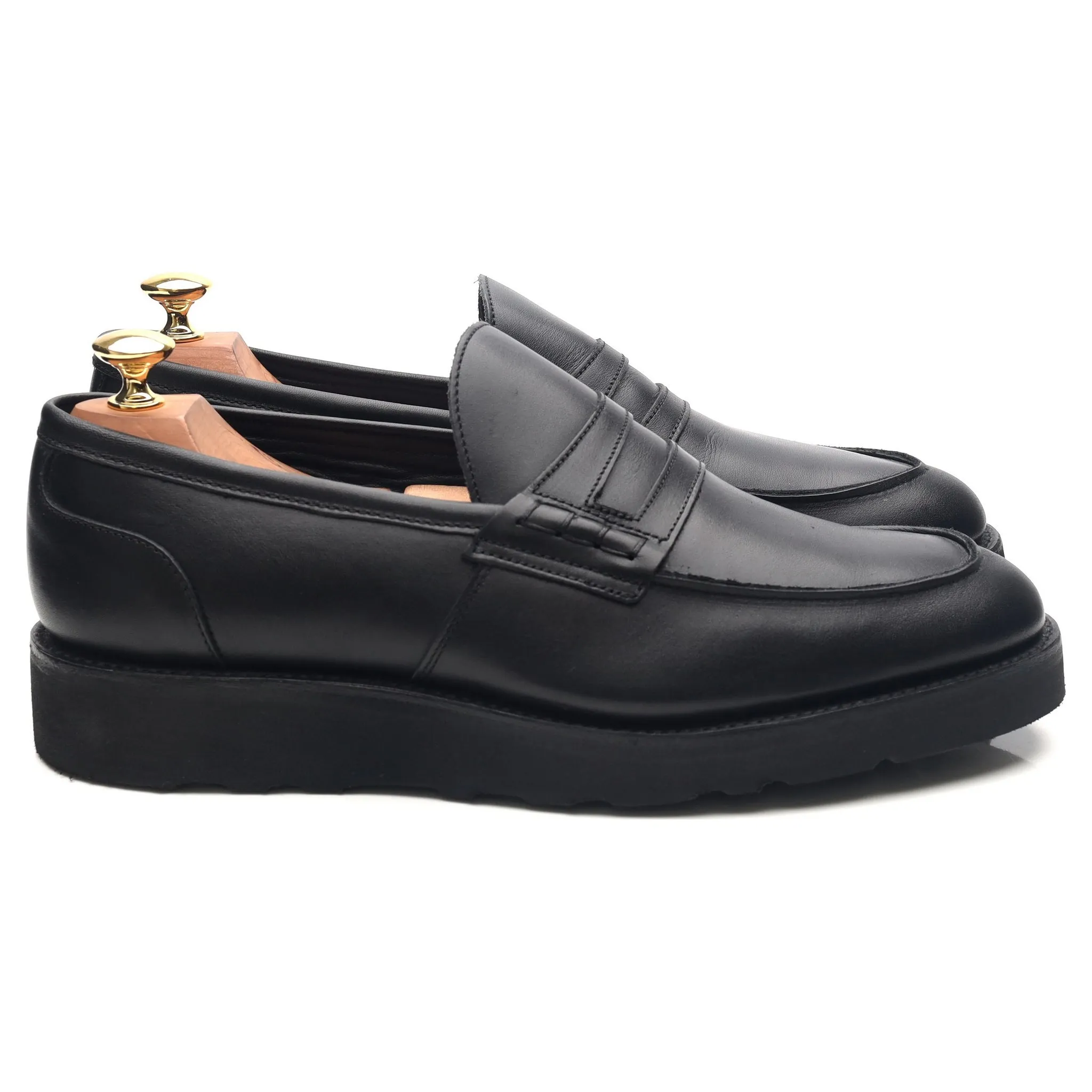 Studio Nicholson Black Leather Loafers UK 9