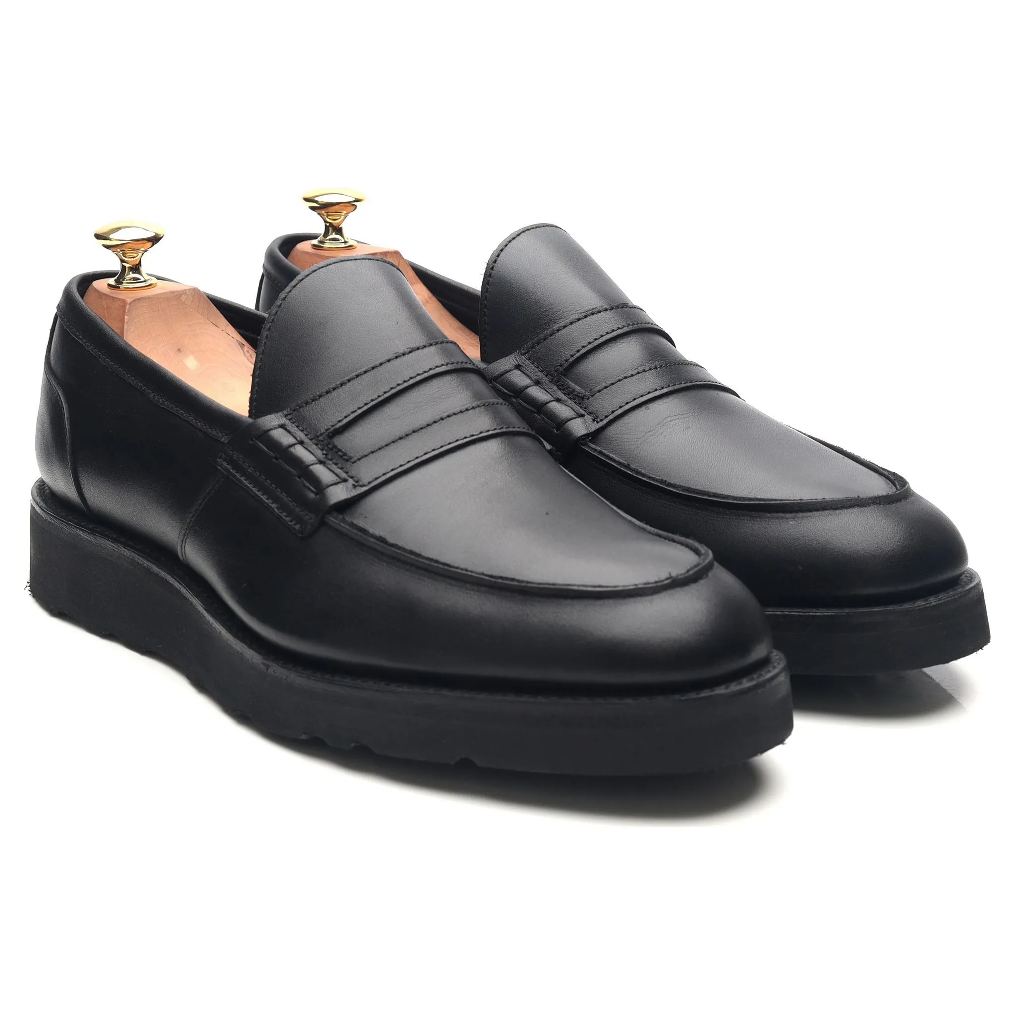 Studio Nicholson Black Leather Loafers UK 9