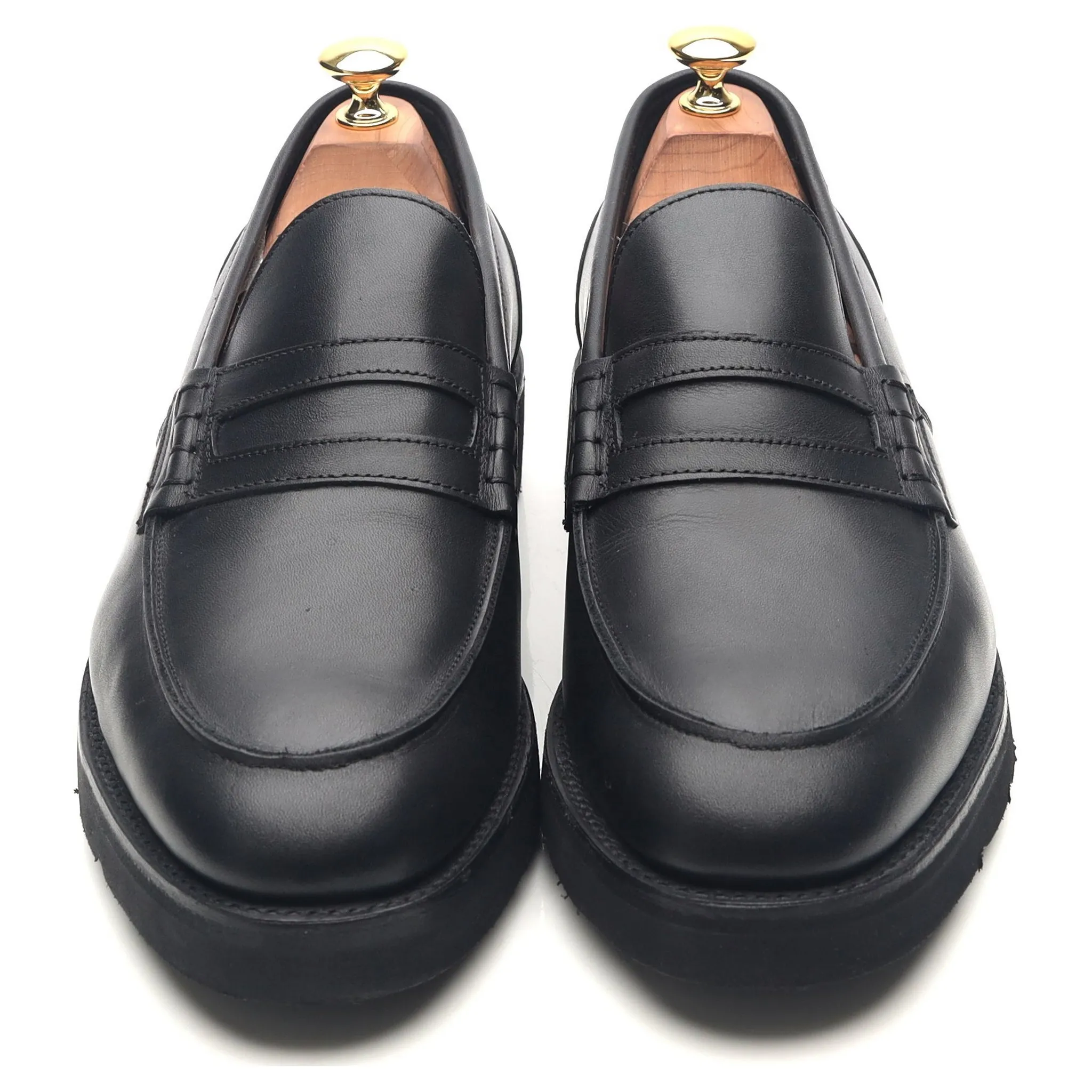 Studio Nicholson Black Leather Loafers UK 9