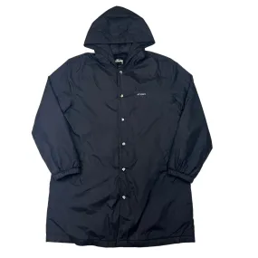 Stussy Black Lightweight Trench Jacket