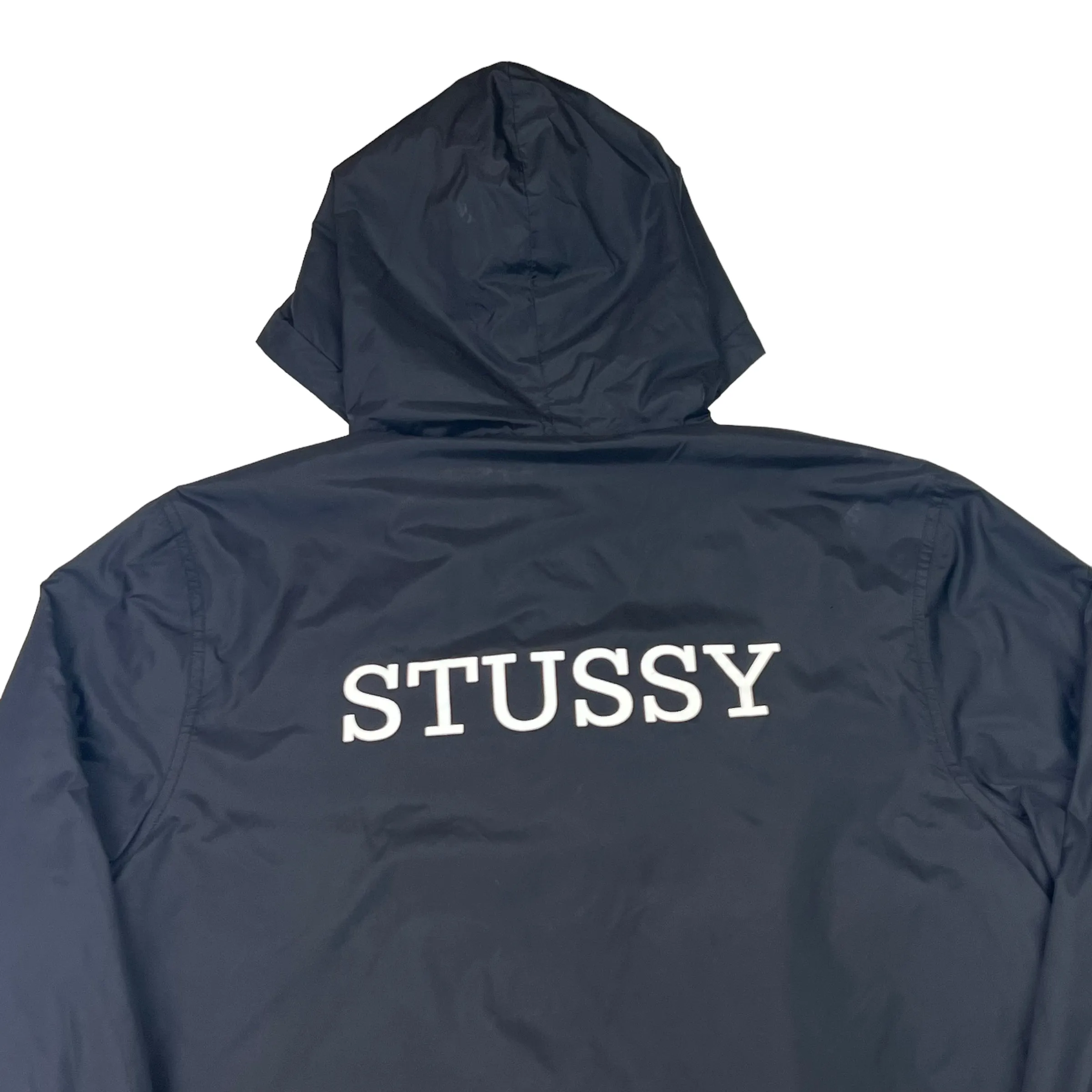 Stussy Black Lightweight Trench Jacket