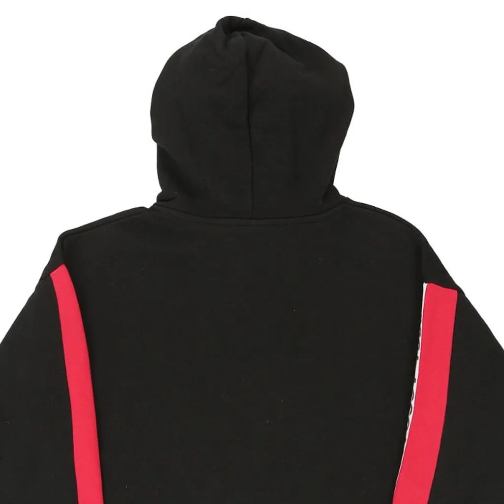 Stussy Cropped Hoodie - Small Black Cotton Blend