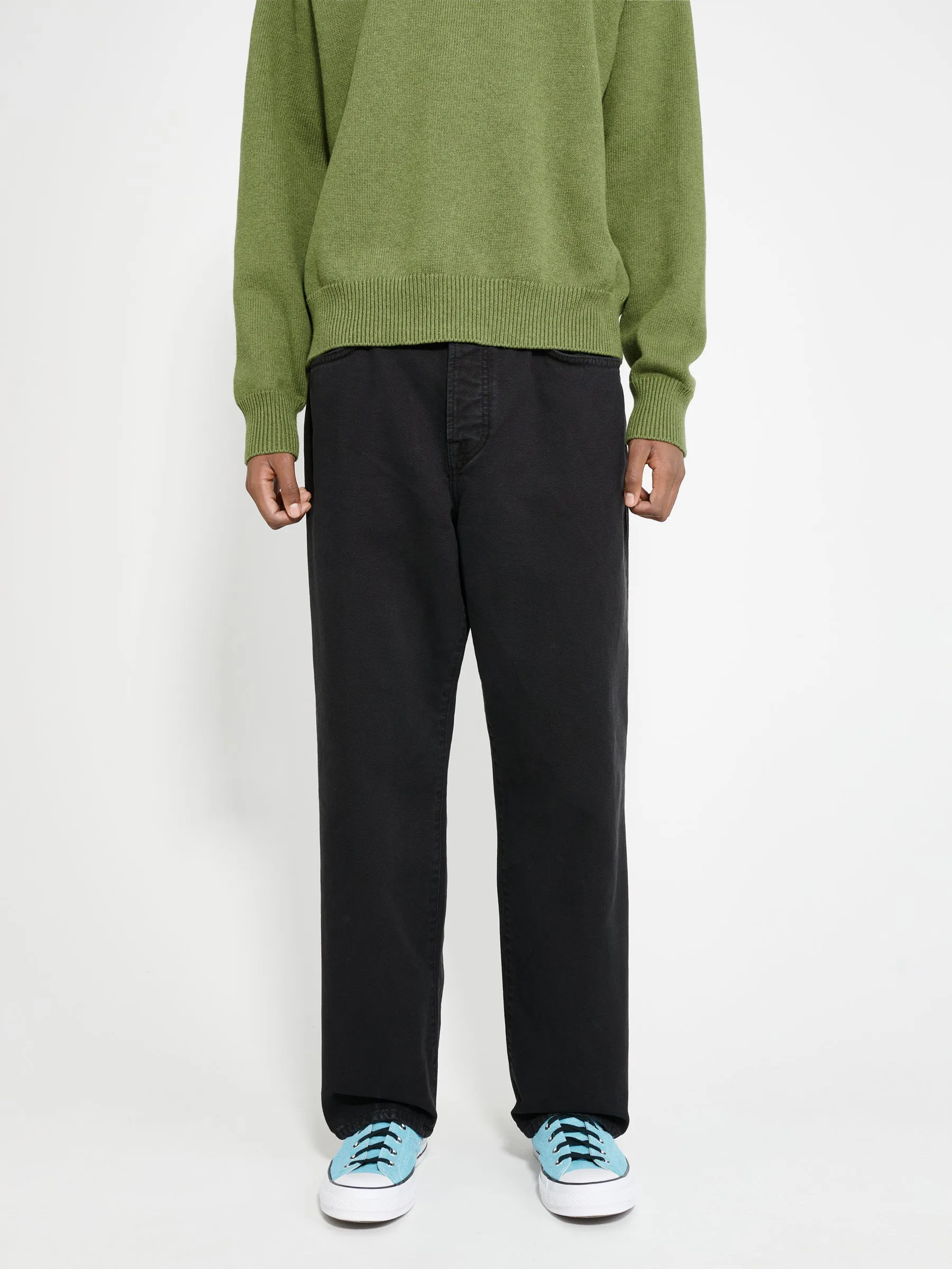 Stüssy Washed Canvas Big Ol’ Jeans Black