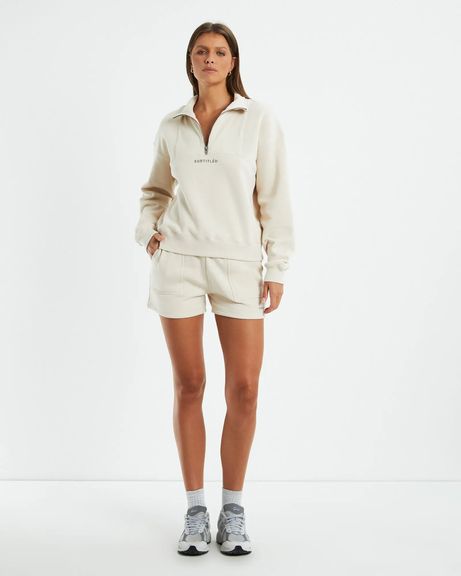 Subtitled Subtitled State Fleece Shorts Oat