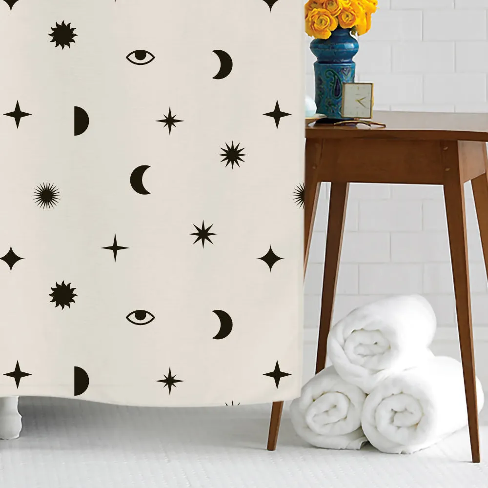 Sun And Stars Shower Curtain