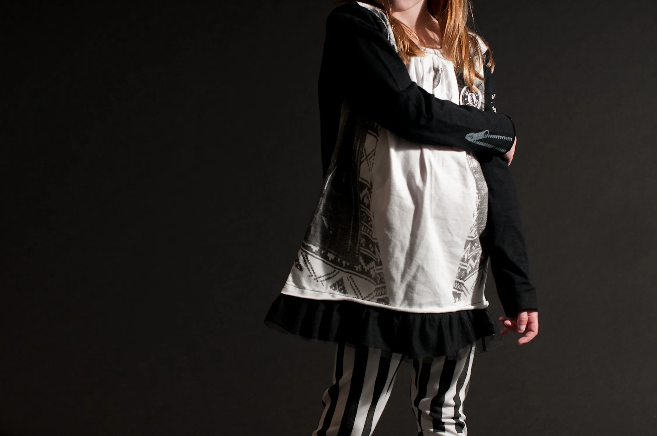 Sunglasses & Leather Tunic by: Mini Shatsu