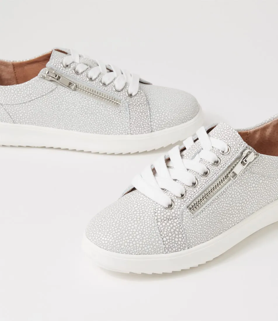 SUPERSOFT Zarala Grey Dot Suede Sneakers