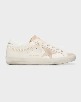 Superstar Mixed Leather Low-Top Sneakers