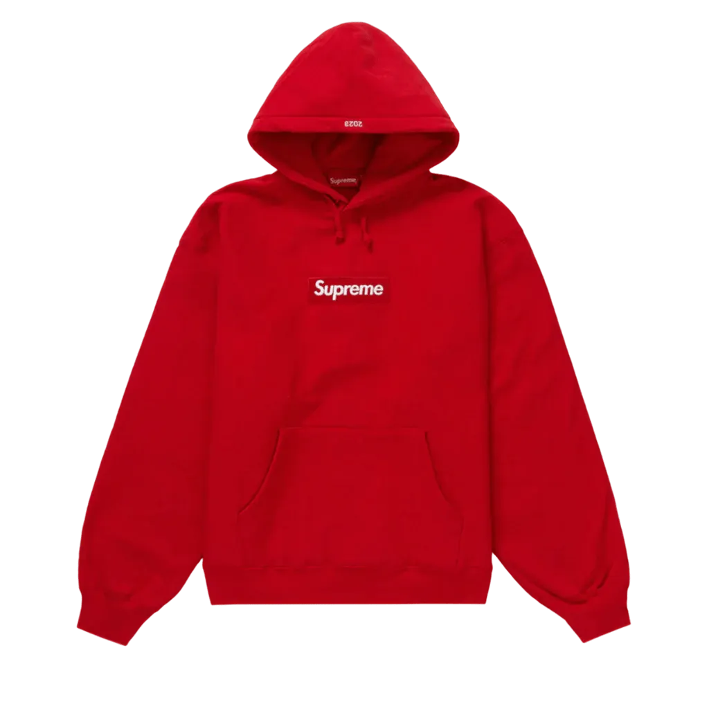 Supreme Box Logo Hoodie FW23 'Red'