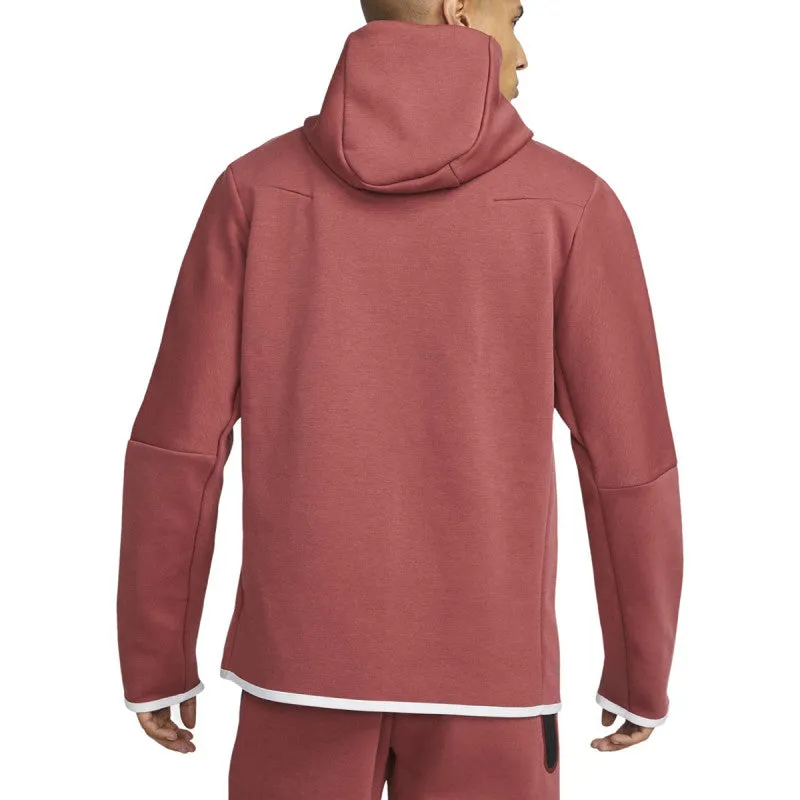 Sweat  Capuche Nike Tech Fleece - Rouge - Homme