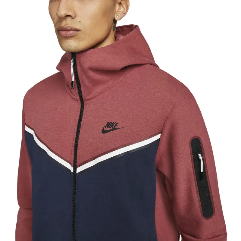 Sweat  Capuche Nike Tech Fleece - Rouge - Homme