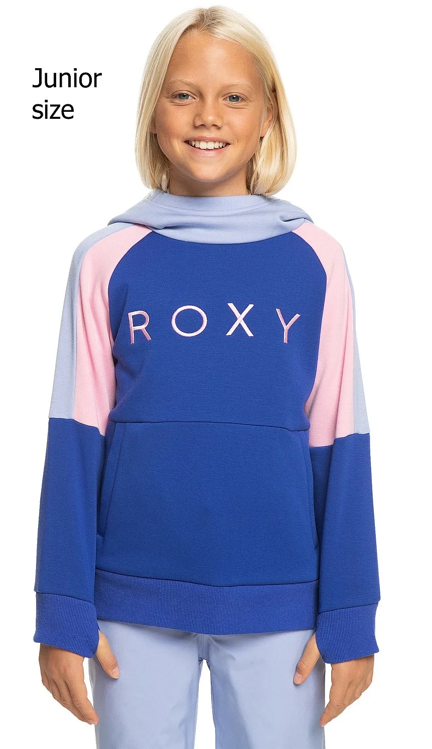 sweatshirt Roxy Liberty Hoodie - PRC0/Bluing - girl´s