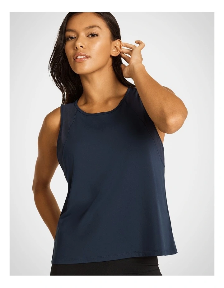 Swift Mesh Tank in Indigo