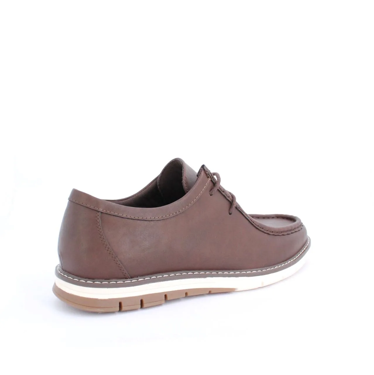 TALAR MENS BOAT SHOES-BROWN