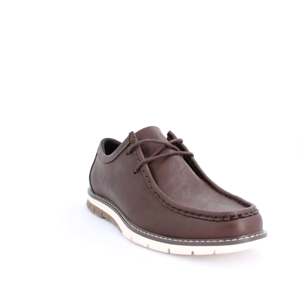 TALAR MENS BOAT SHOES-BROWN