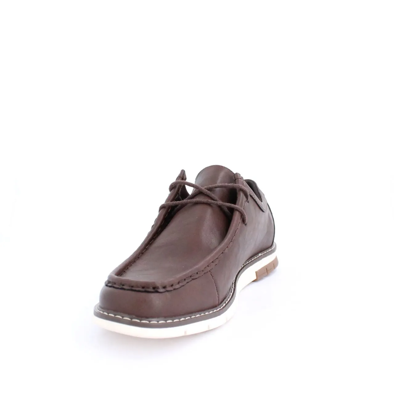 TALAR MENS BOAT SHOES-BROWN