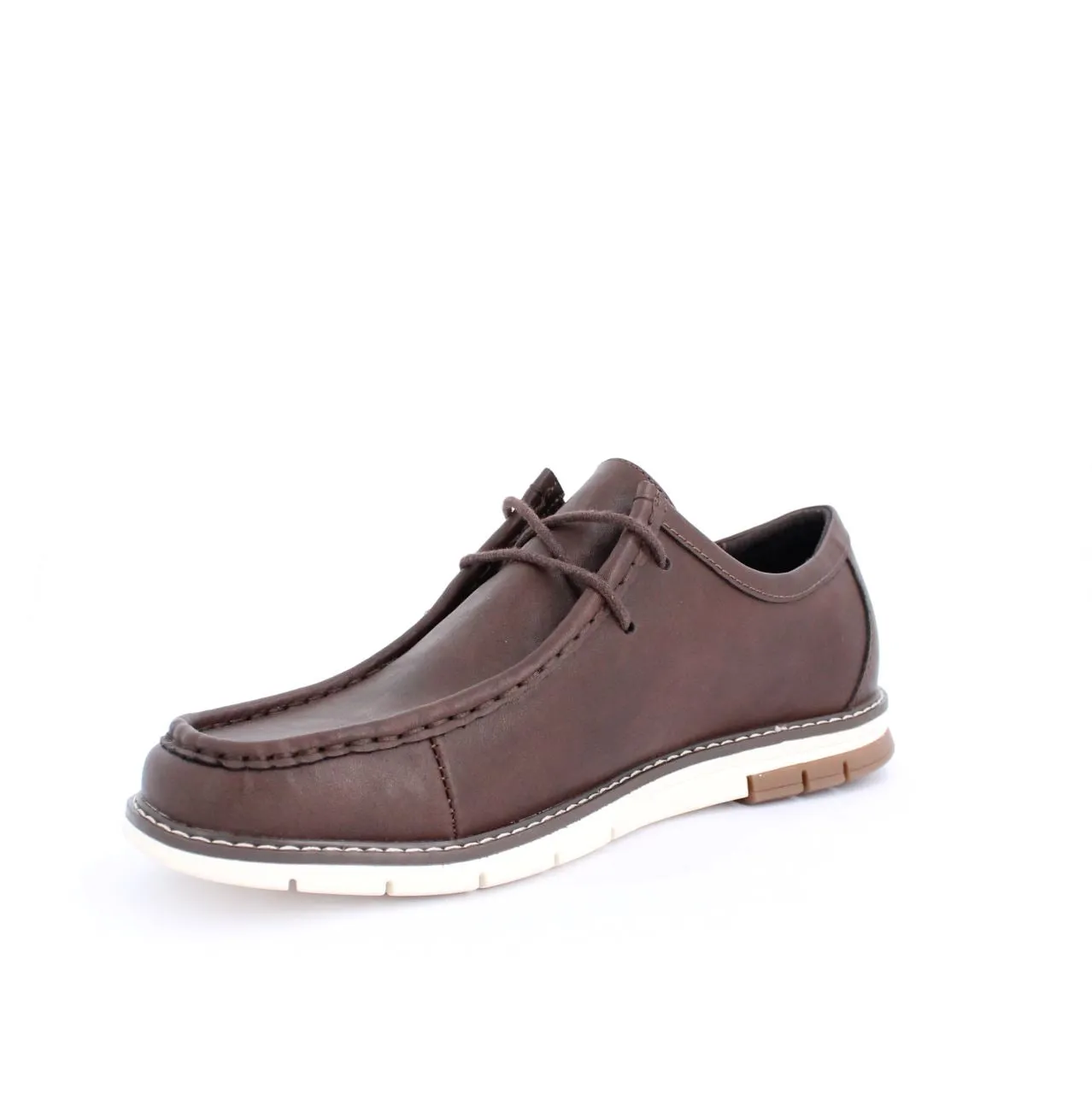 TALAR MENS BOAT SHOES-BROWN