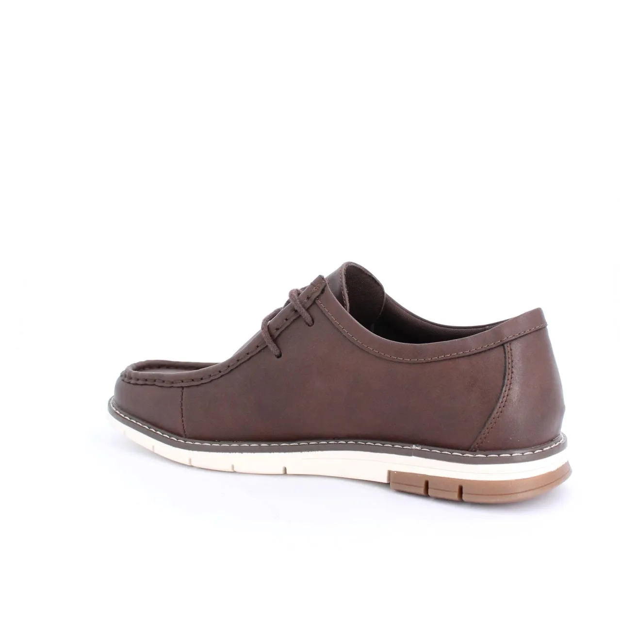 TALAR MENS BOAT SHOES-BROWN