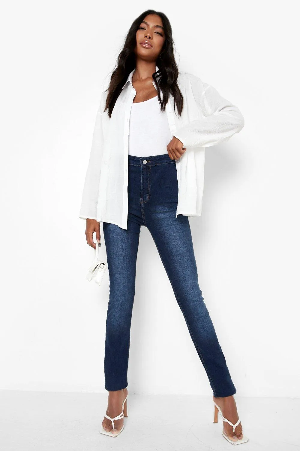 Tall 38" Leg High Waist Jeans