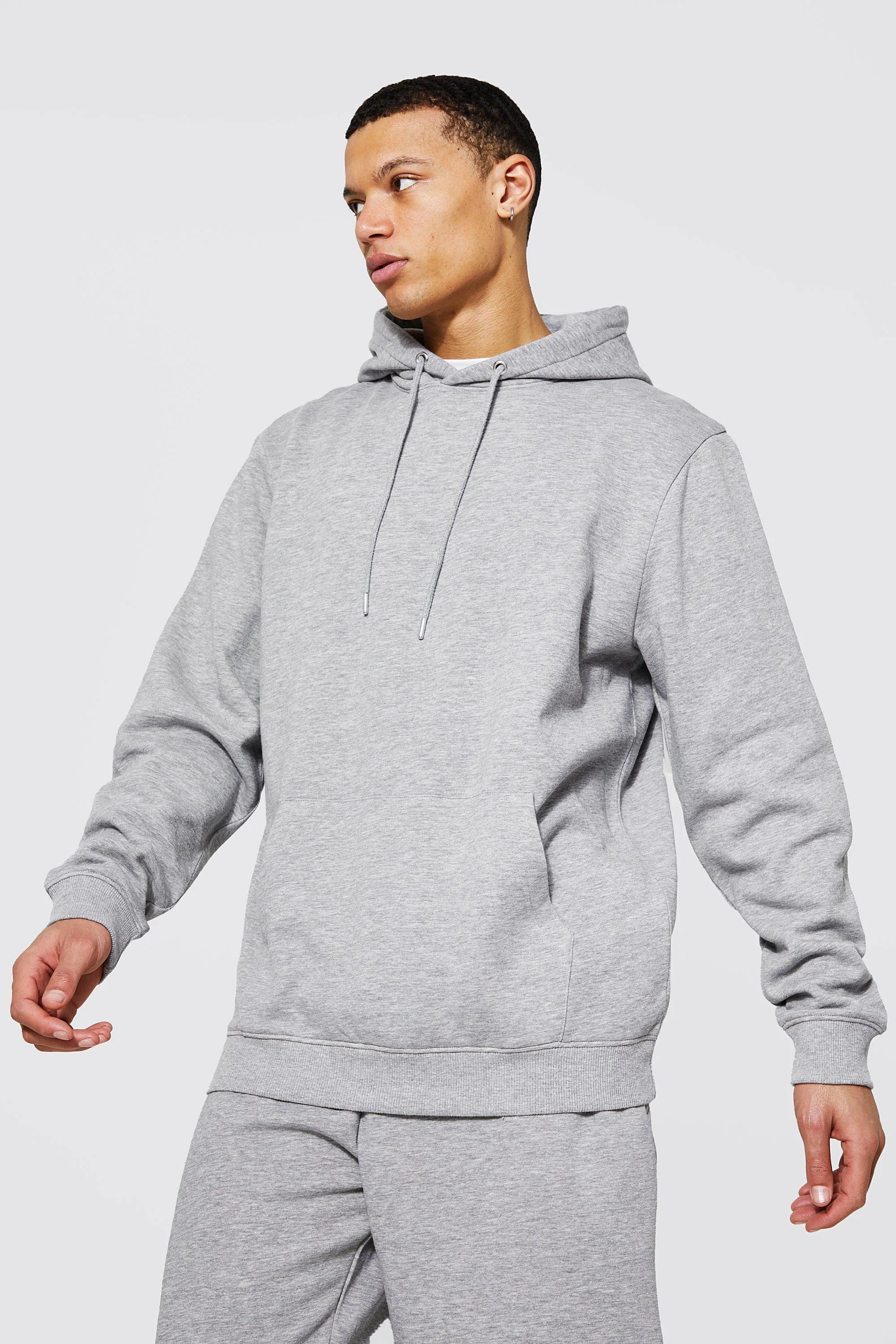 Tall Basic Regular Fit Over The Head Hoodie
