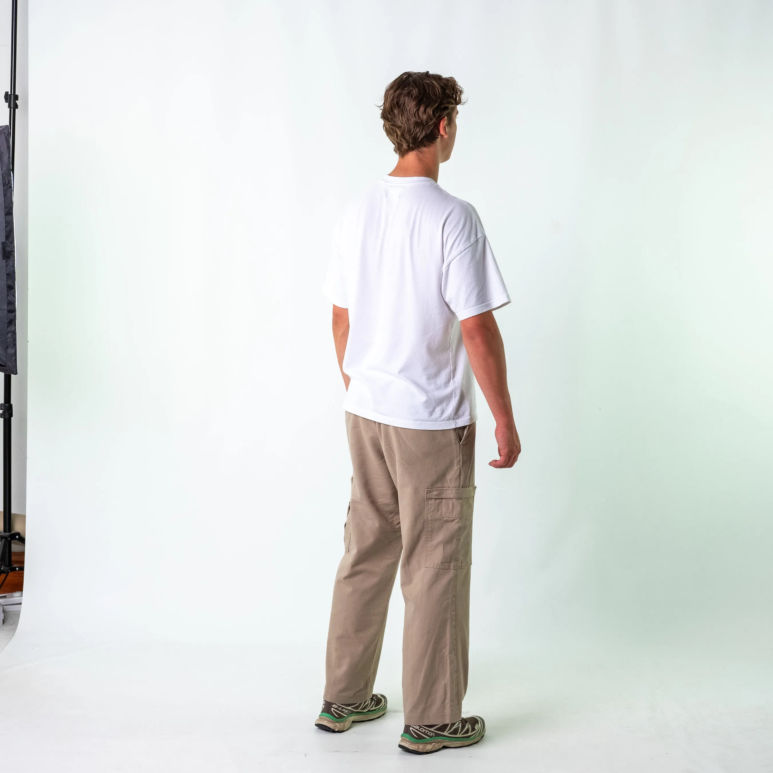 Tan 90s Dickies Woven Cargo Pants Baggy Pants (34x30)