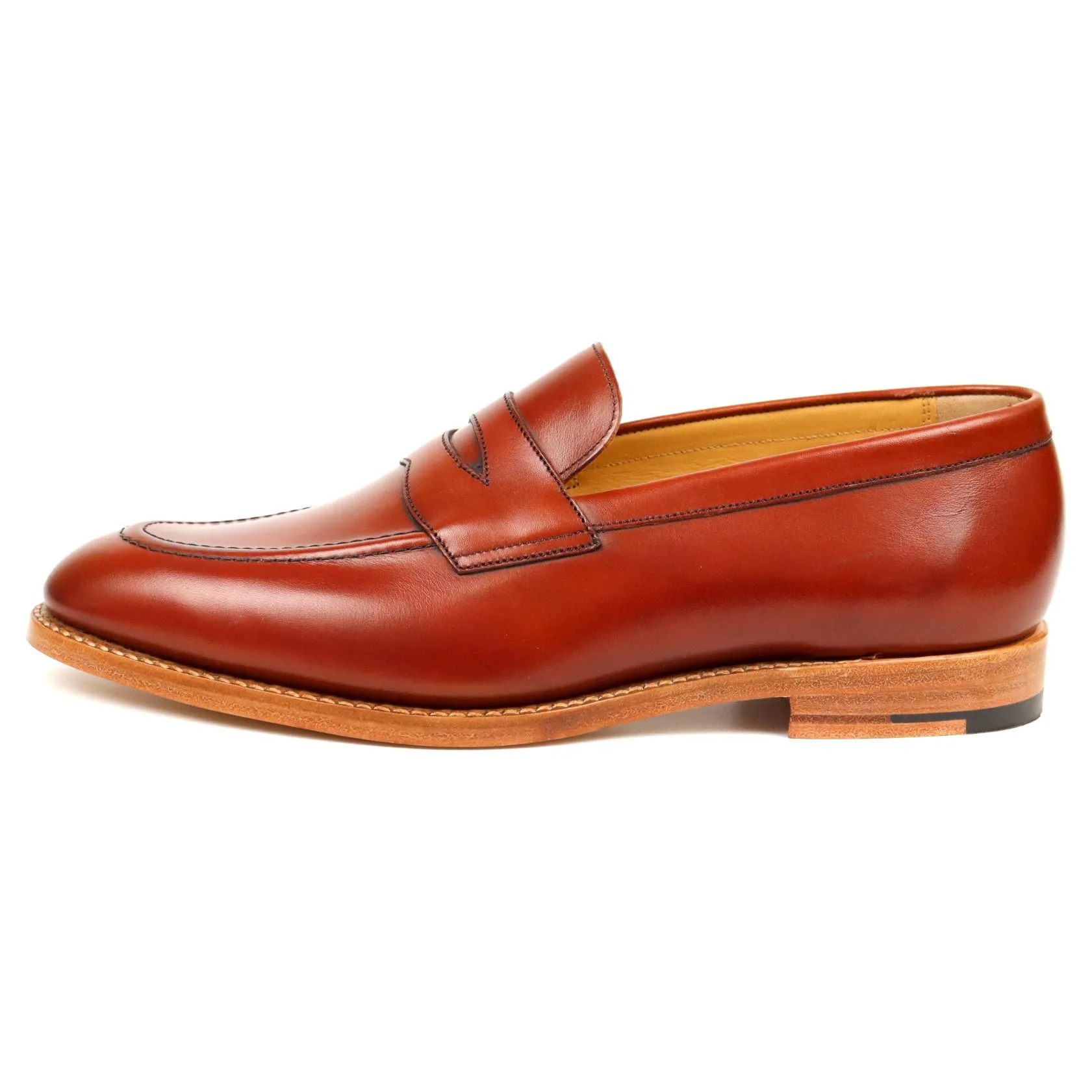 Tan Brown Leather Loafers UK 6.5 / UK 7