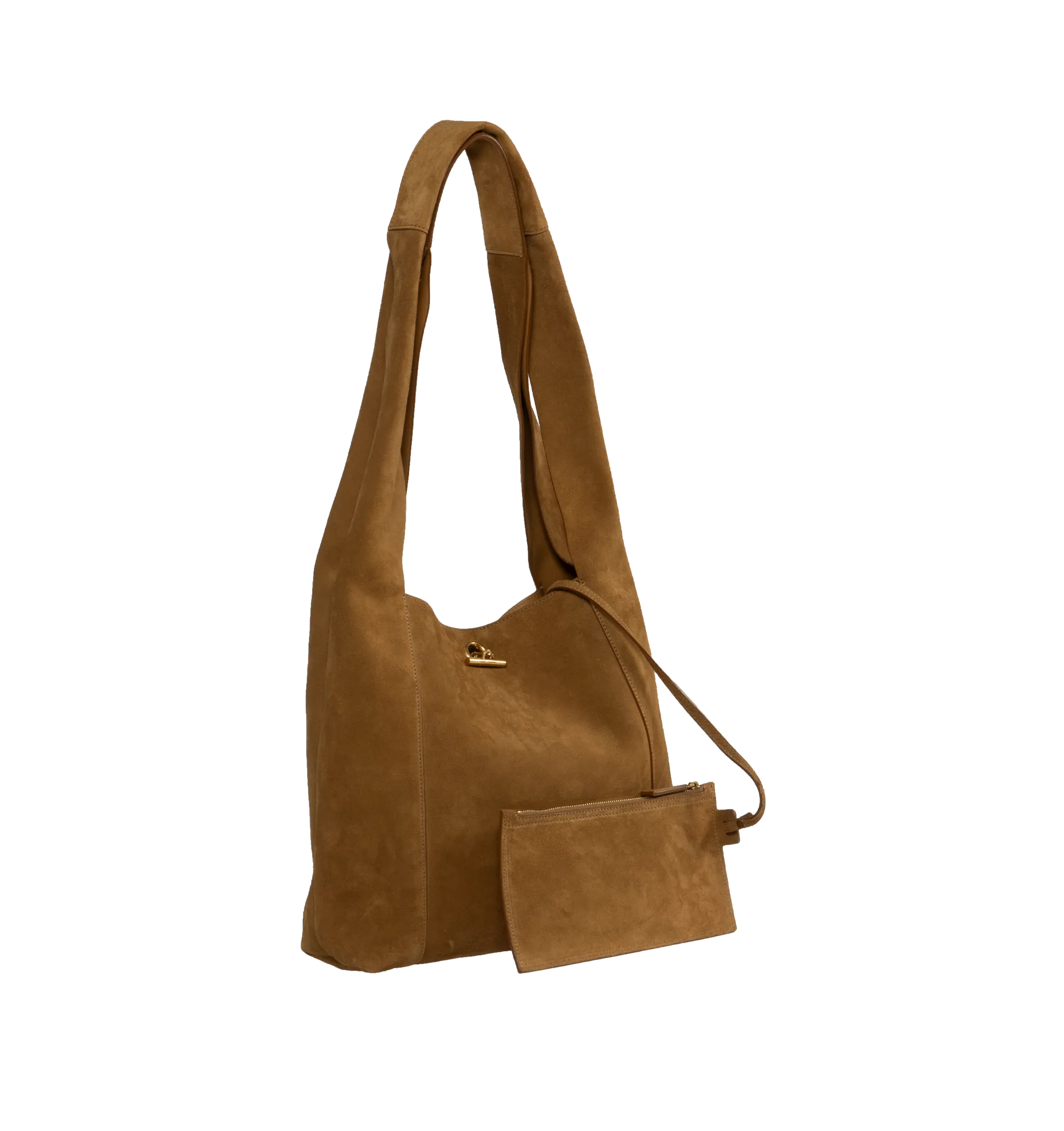 TANGER SUEDE HOBO SHOULDER BAG