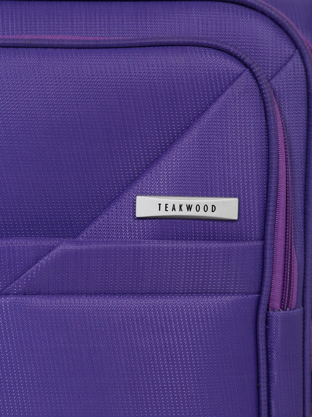 Teakwood Small Trolley Bag - Purple