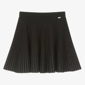 Teen Girls Black Skater Skirt