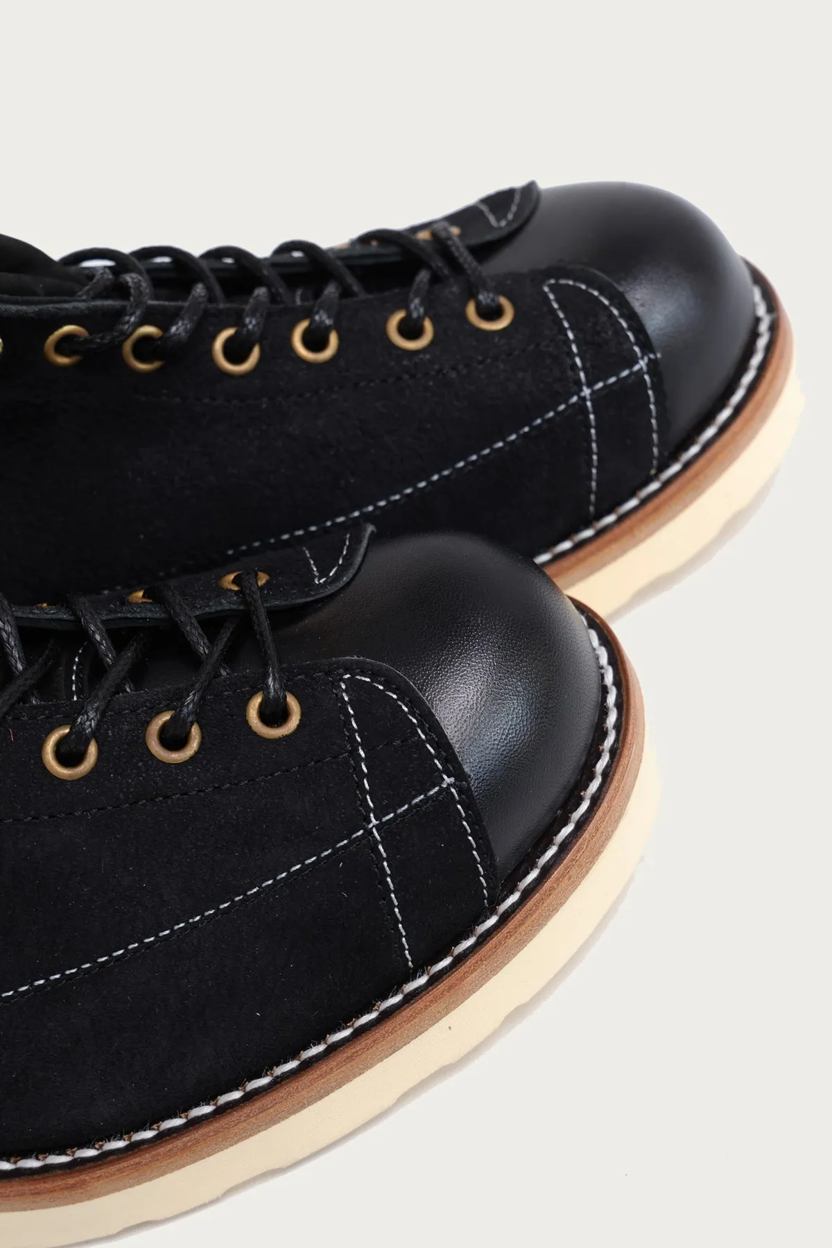 Ten Mile Work Boots / Rough Out Leather - Black