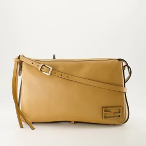 Textured Leather Shoulder Bag