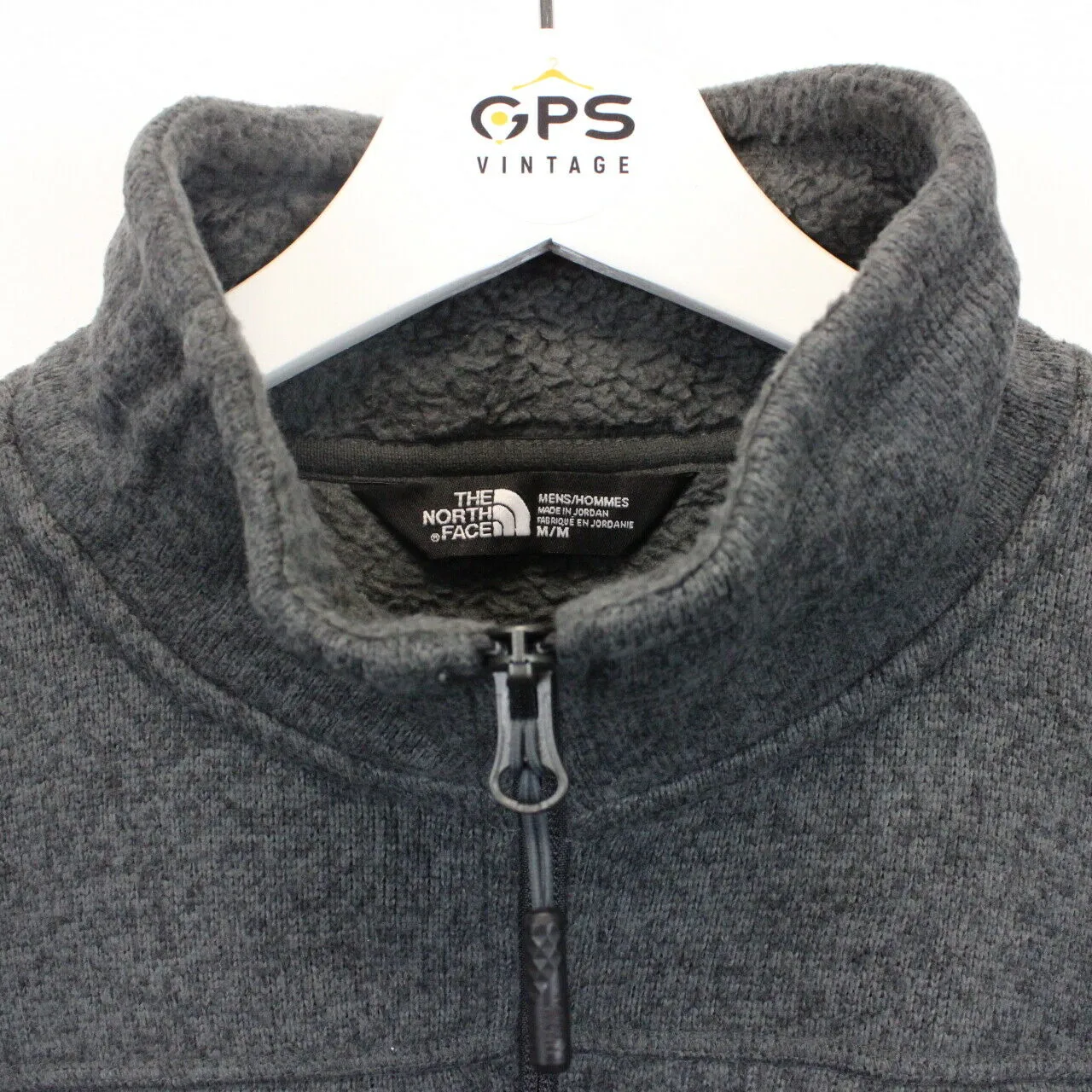 THE NORTH FACE 1/4 Zip Sweatshirt Grey | Medium