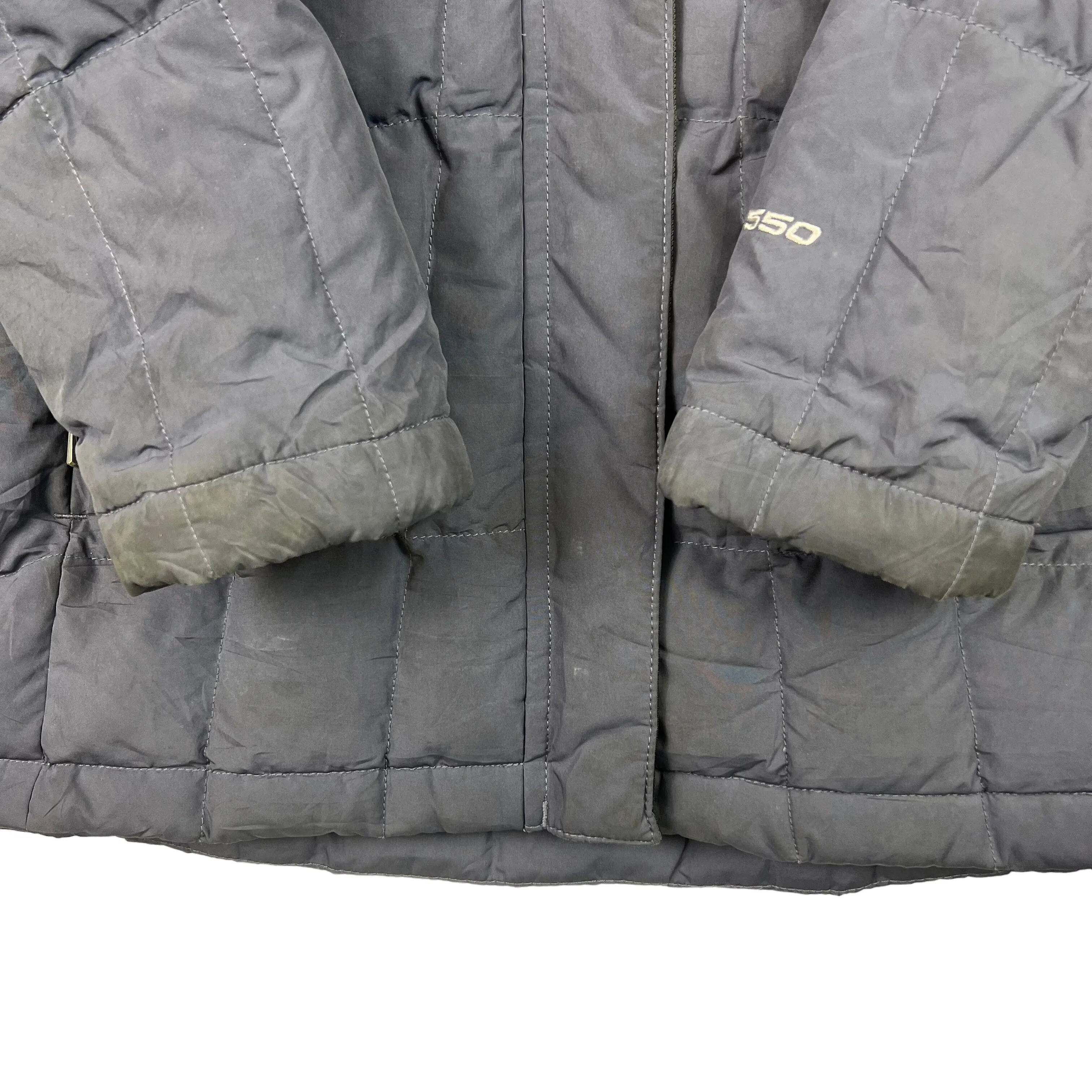 The North Face 550 Long Puffer Jacket Purple