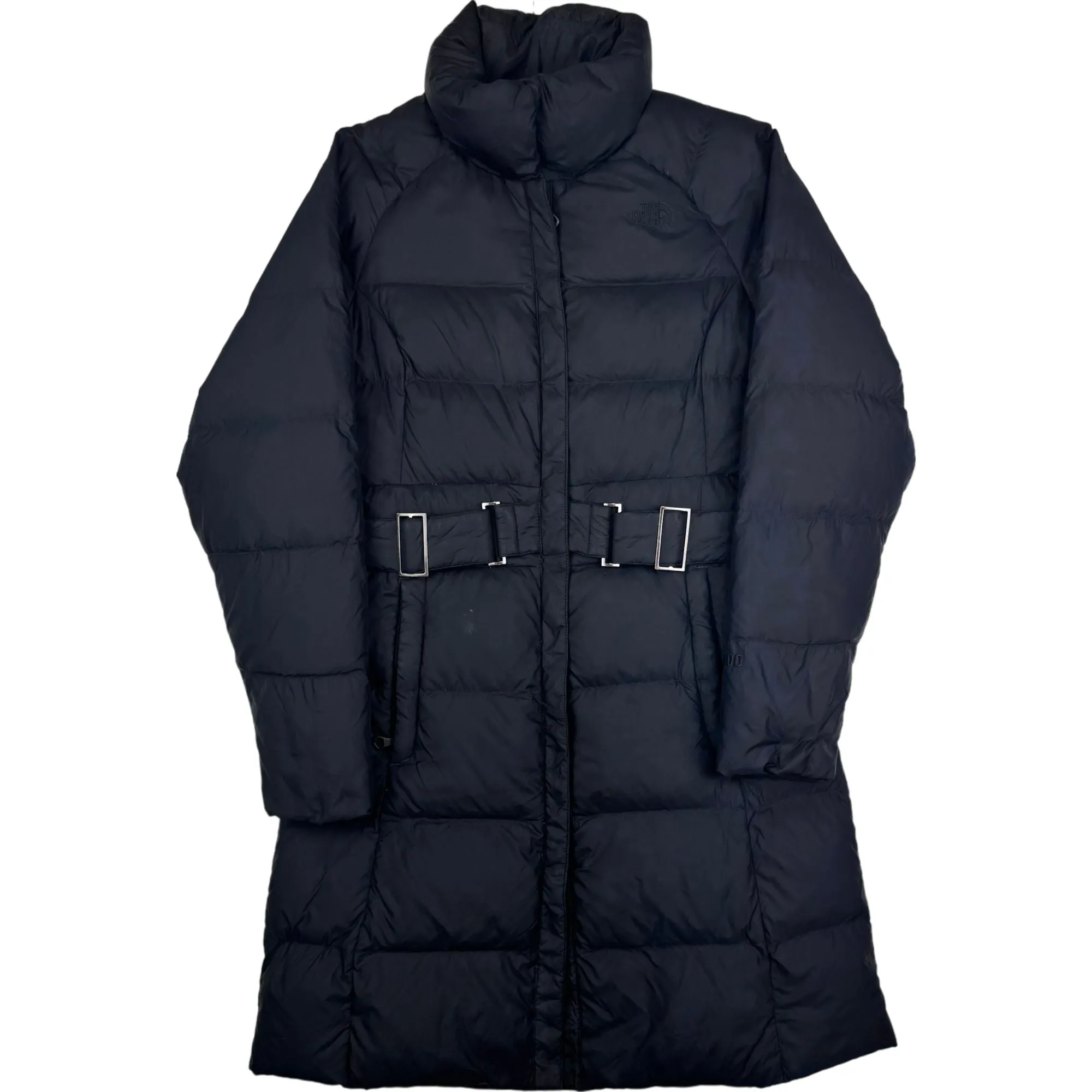 The North Face Belted Long Puffer Jacket Black Women's