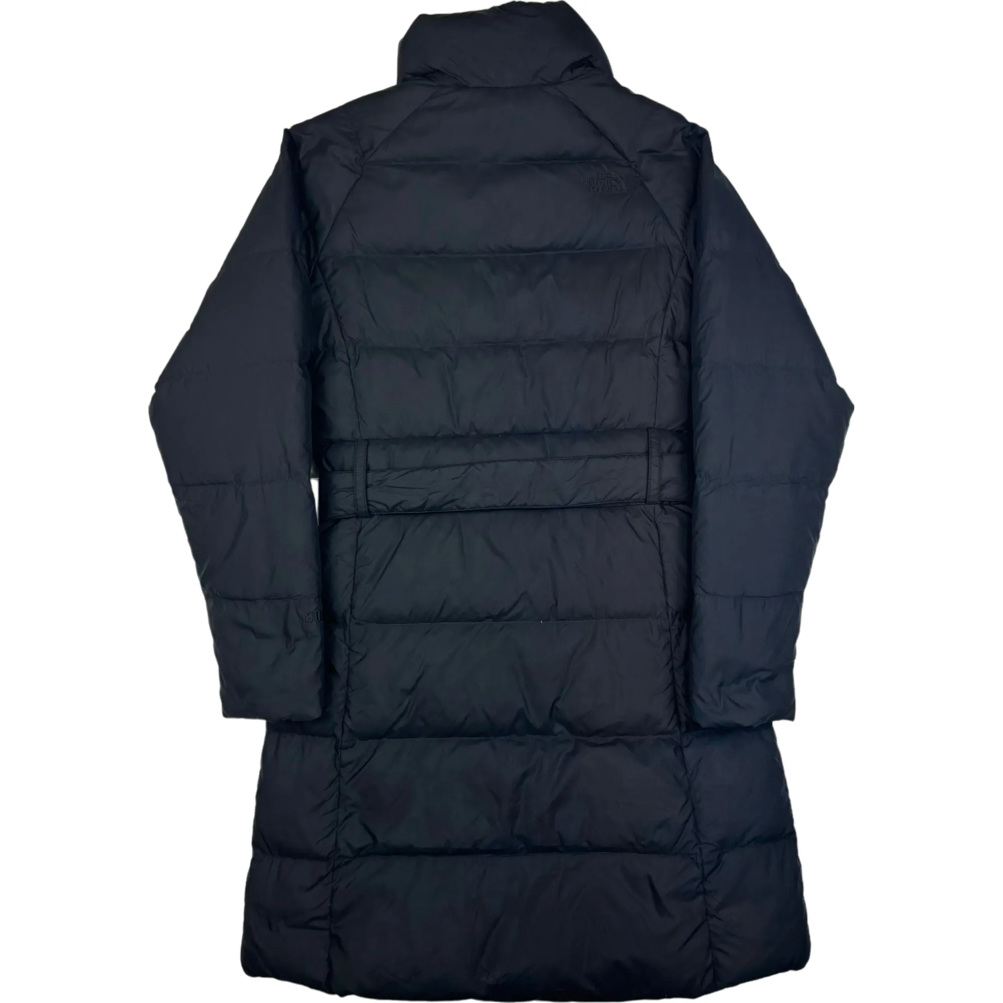 The North Face Belted Long Puffer Jacket Black Women's