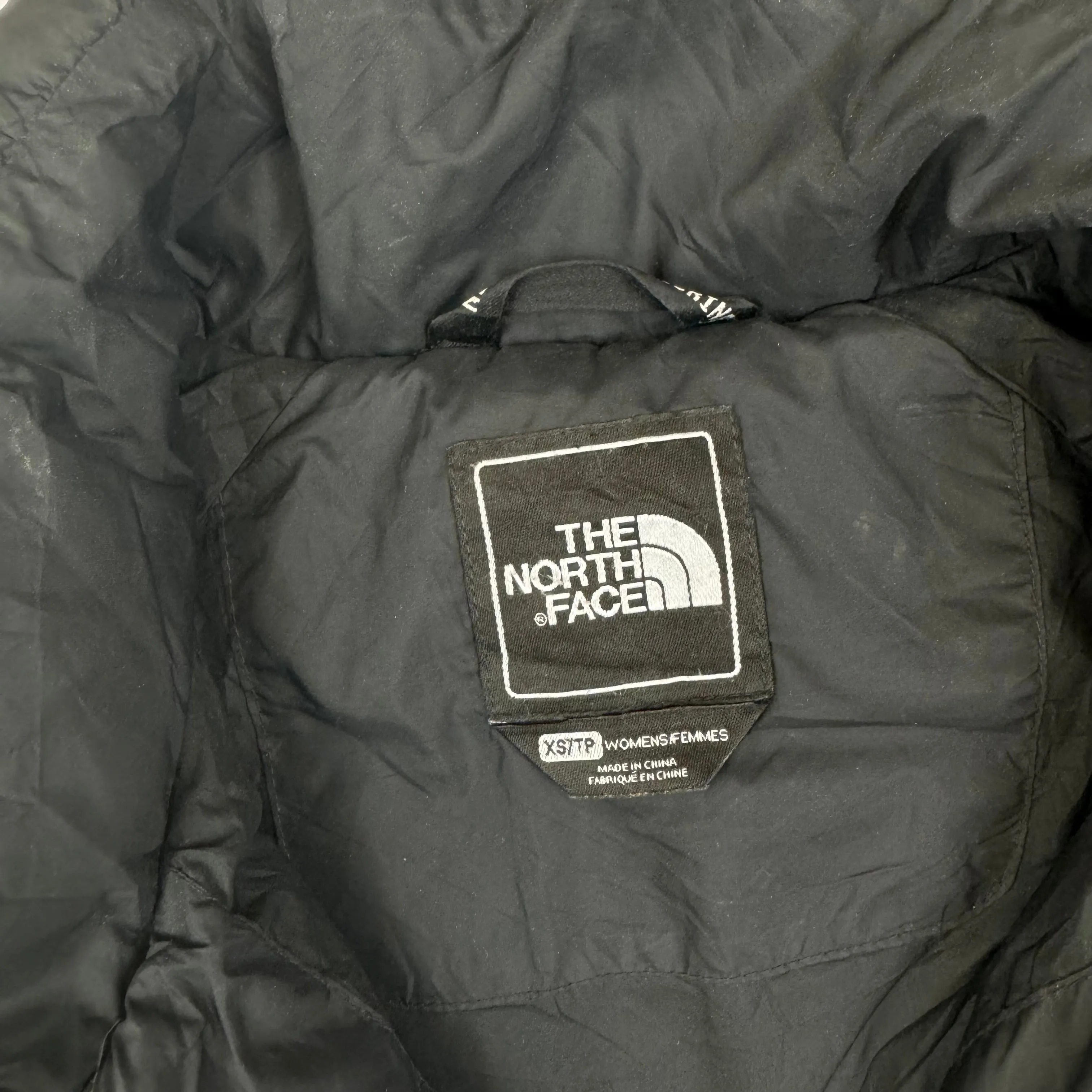 The North Face Belted Long Puffer Jacket Black Women's