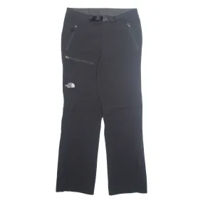 THE NORTH FACE Belted Womens Trousers Black Regular Tapered Nylon W32 L32