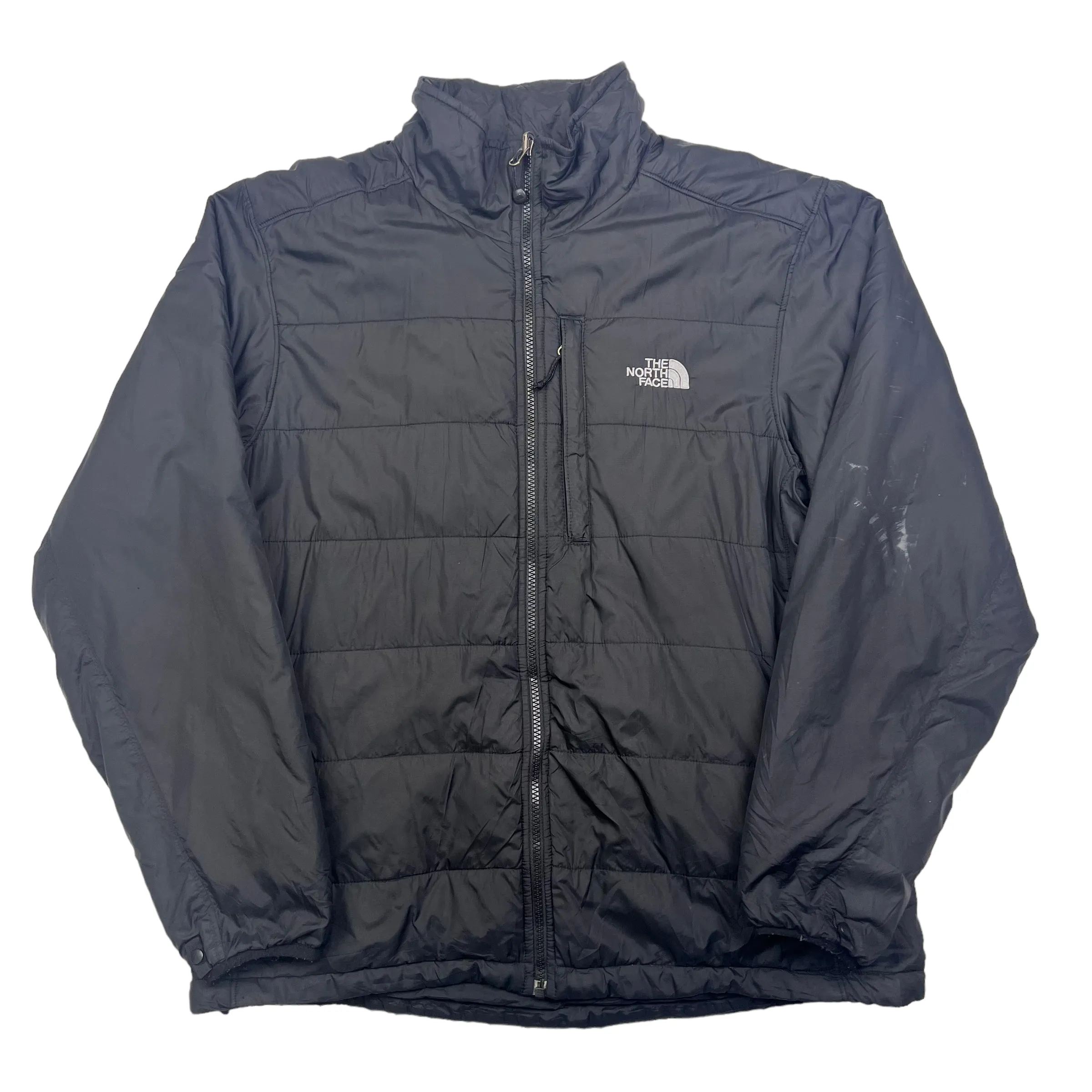 The North Face Black Zip-Up Light Puffer Jacket