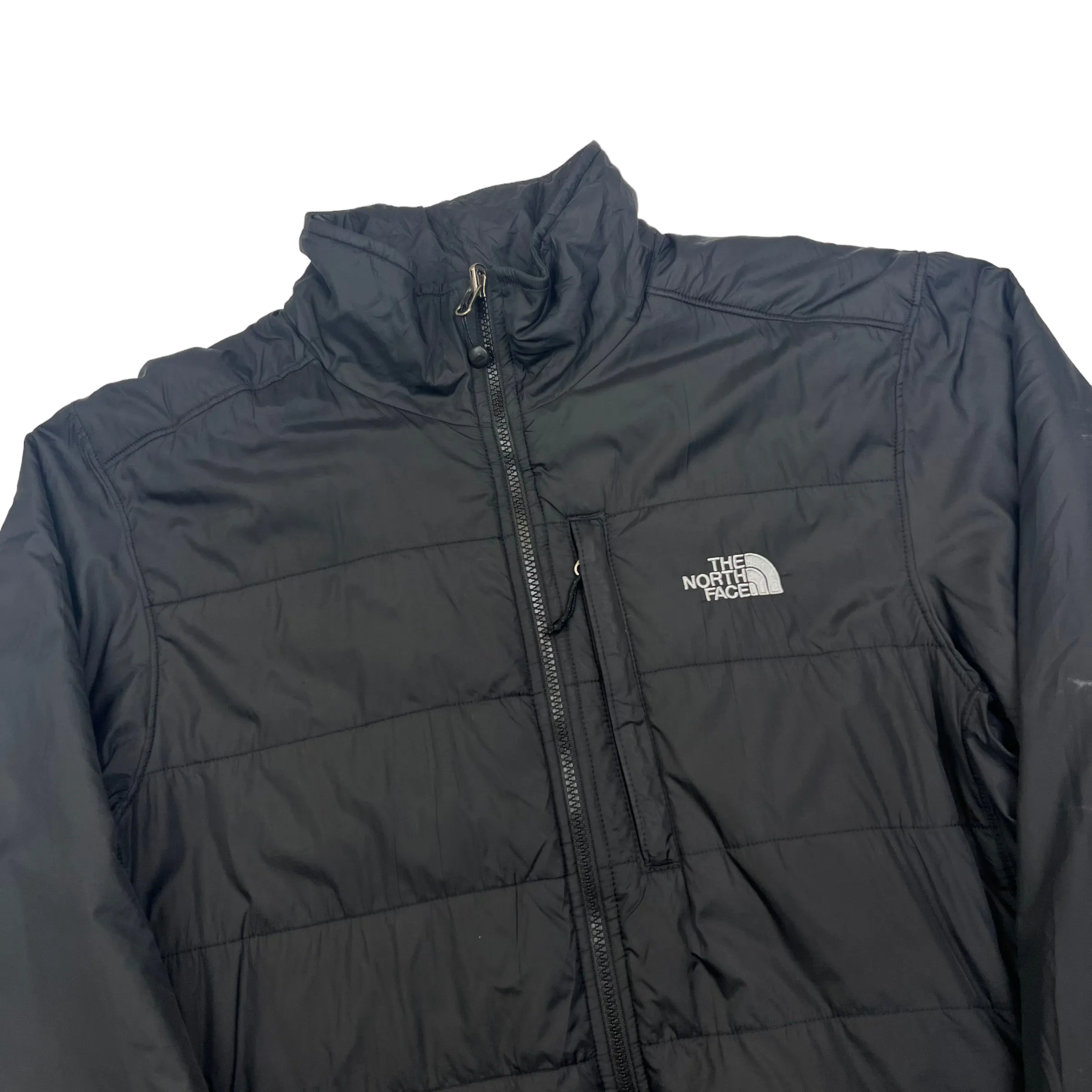 The North Face Black Zip-Up Light Puffer Jacket