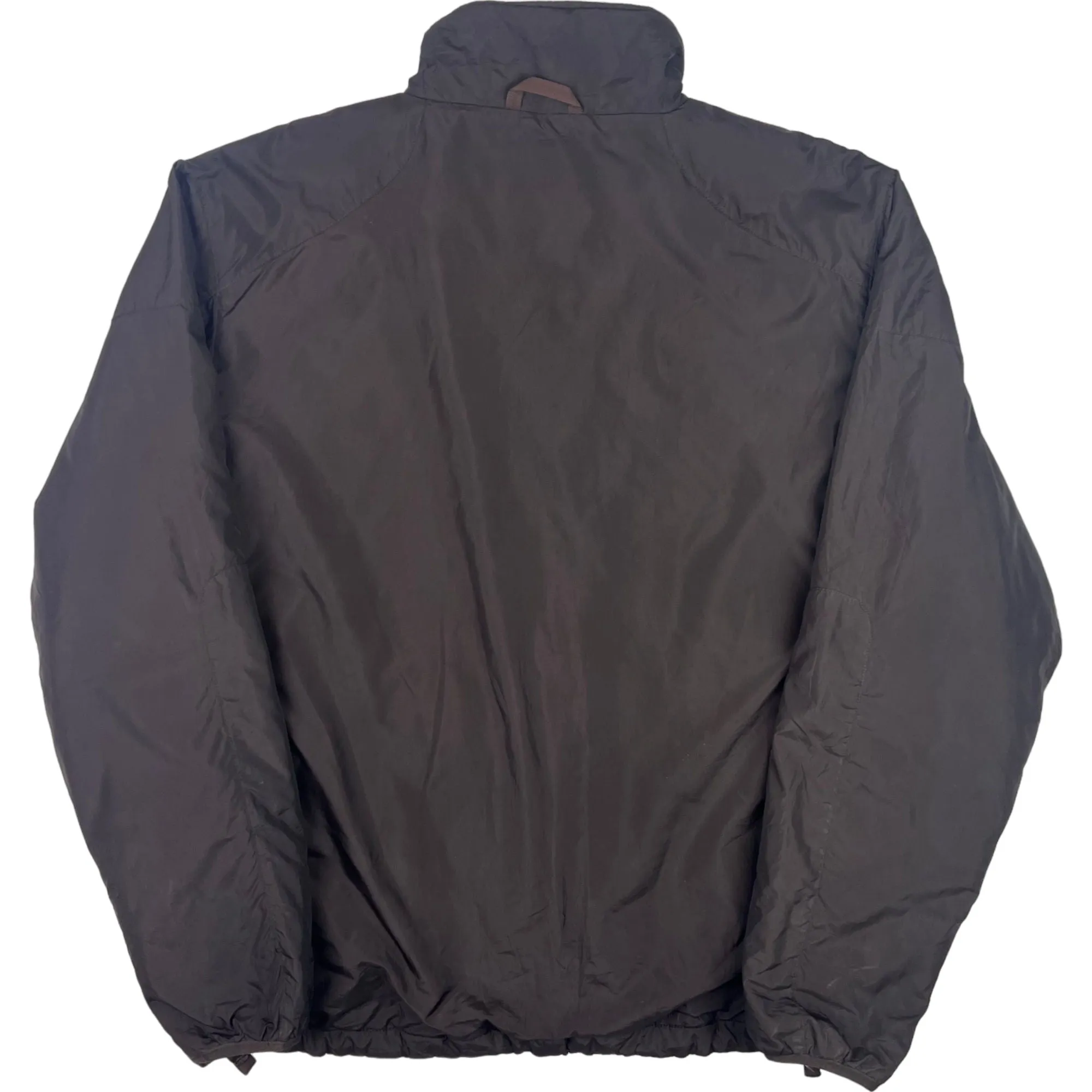 The North Face Fleece Lined Light Puffer Zip-Up Jacket Brown