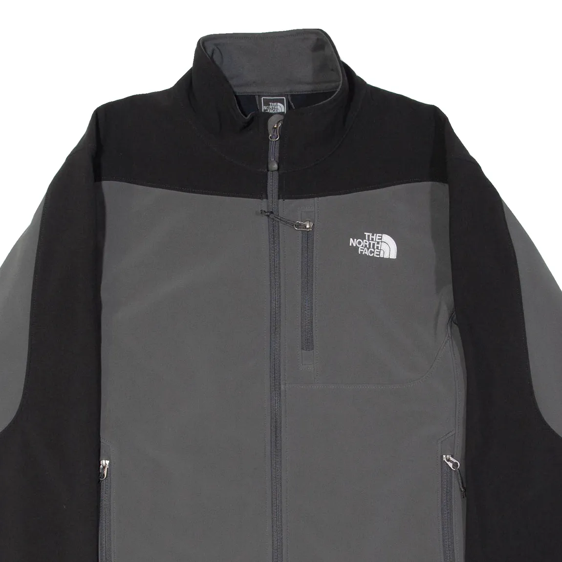 THE NORTH FACE Fleece Lined Mens Track Jacket Grey L