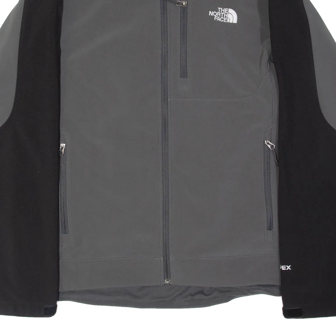 THE NORTH FACE Fleece Lined Mens Track Jacket Grey L