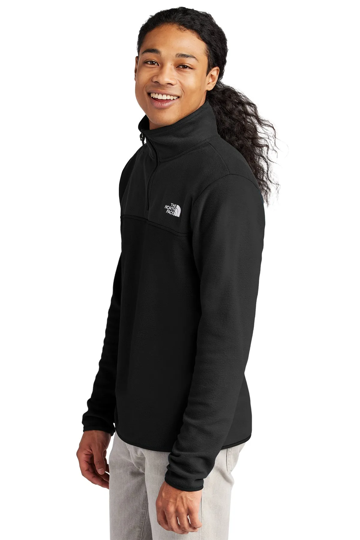 The North Face Glacier Custom Fleece 1/4 Zips, Black