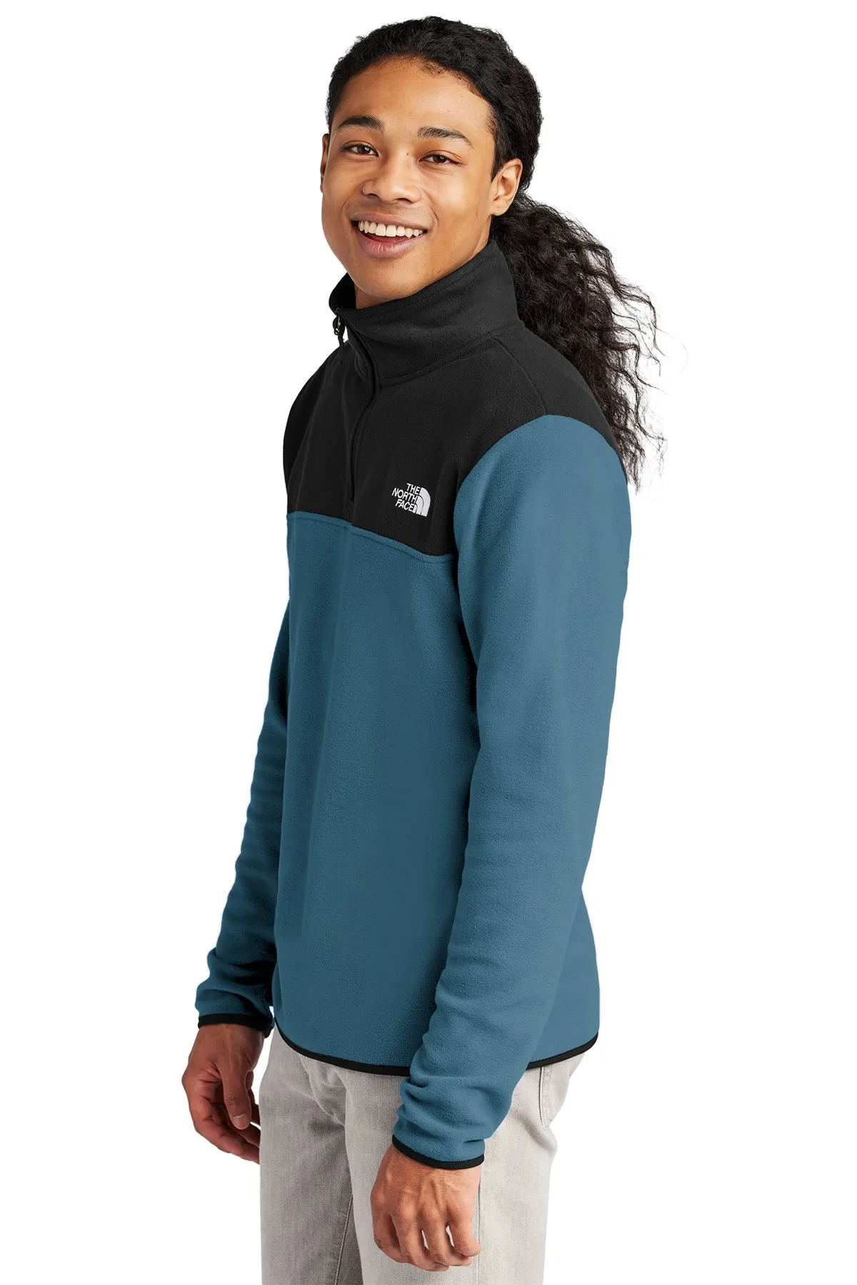 The North Face Glacier Custom Fleece 1/4 Zips, Shady Blue