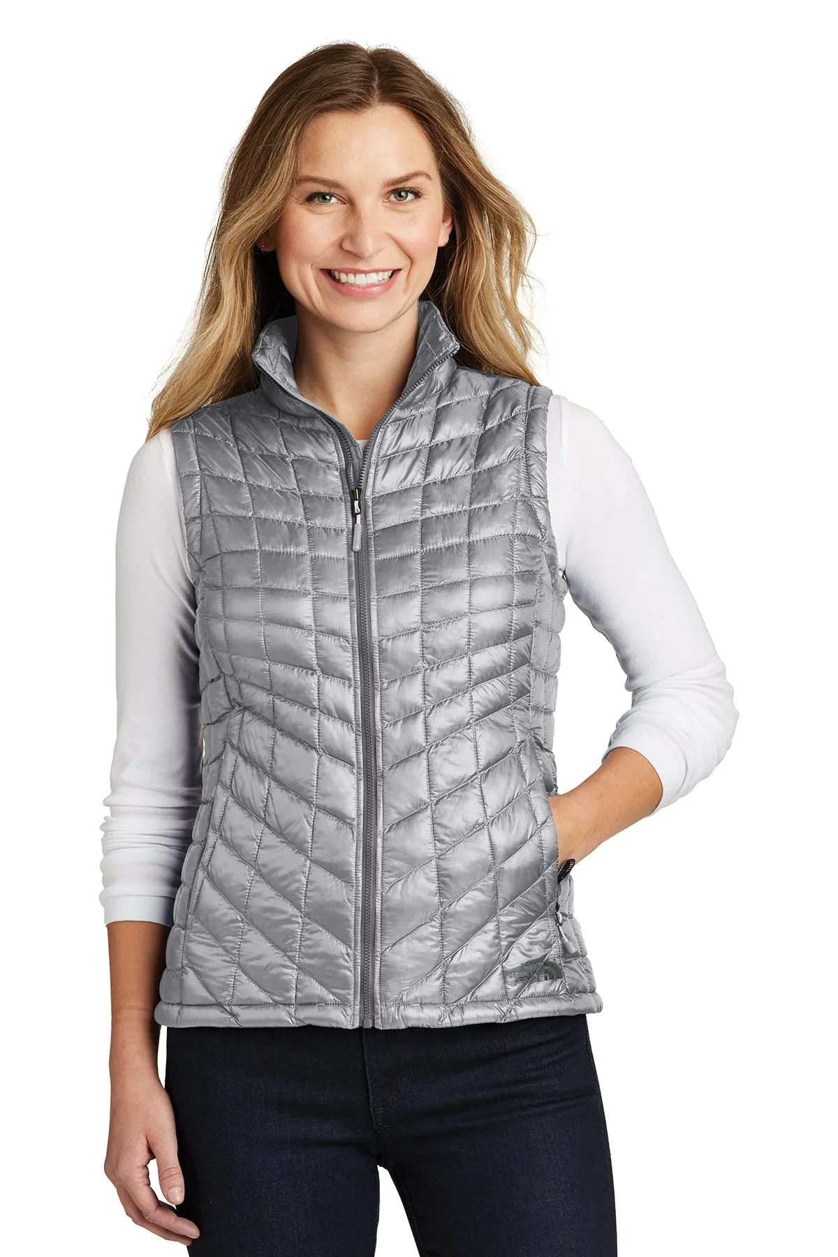 The North Face Ladies ThermoBall Trekker Vest Mid Grey