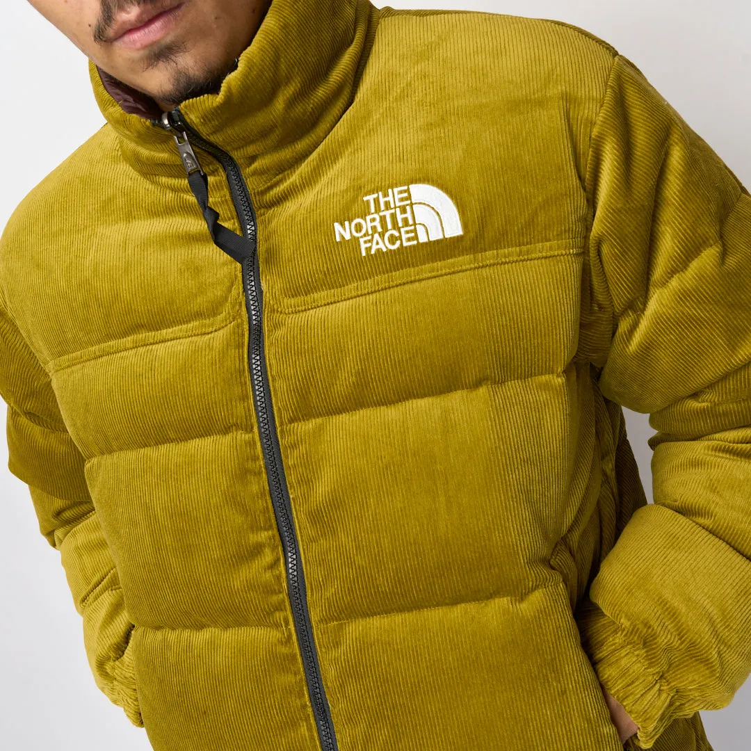 The North Face - M 92 Reversible Nuptse Corduroy (Sulphur Moss/Coal Brown)