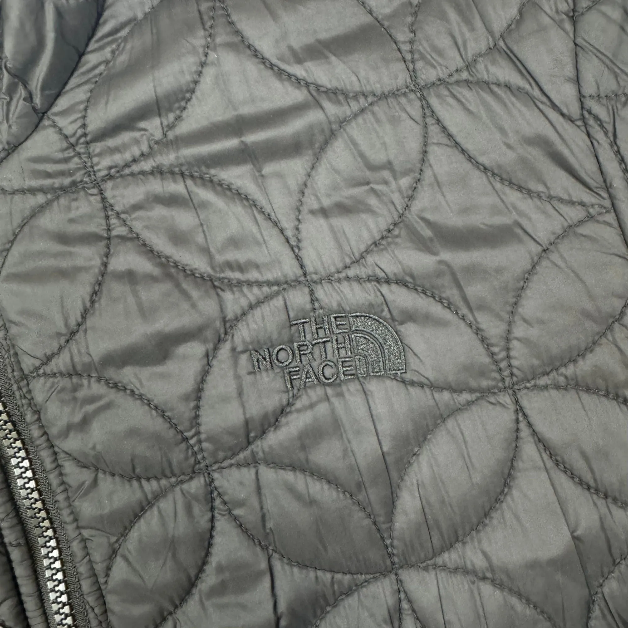 The North Face Quilted Full-Zip Light Puffer Jacket Black