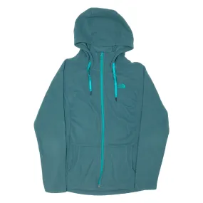 THE NORTH FACE Womens Fleece Jacket Green Hooded M