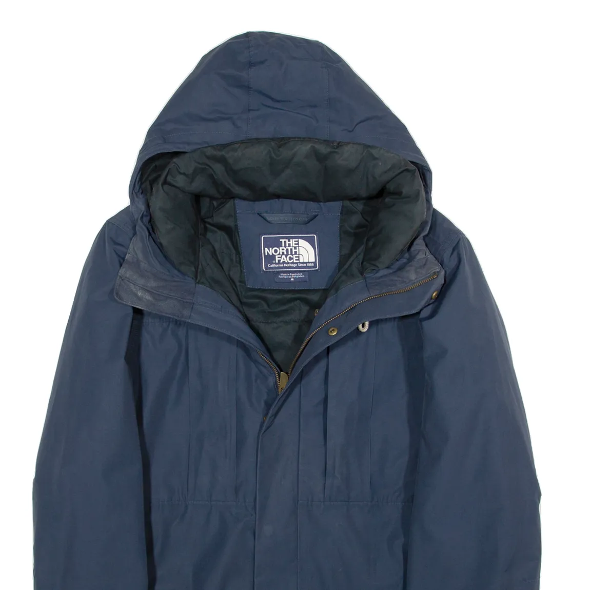 THE NORTH FACE Womens Jacket Blue Hooded M