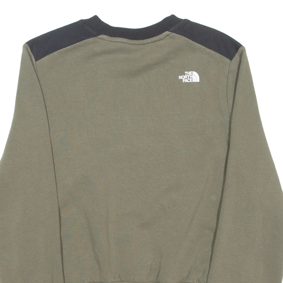 THE NORTH FACE Womens Sweatshirt Green Crew Neck L